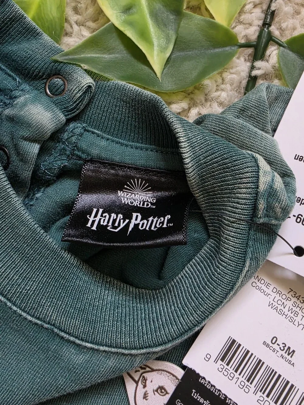 Baby Boy Slytherin Shirt (0-3 Months)